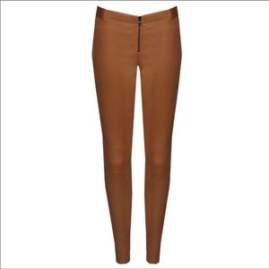 Alice & Olivia LAMB LEATHER LEGGINGS